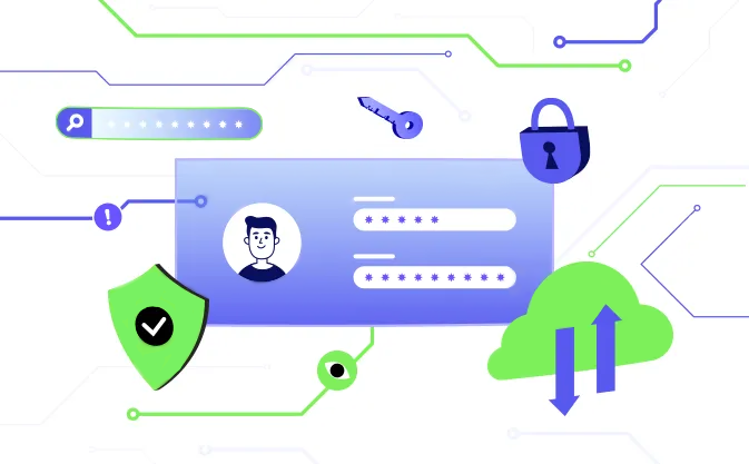 dane dostępowe i ikony cybersec