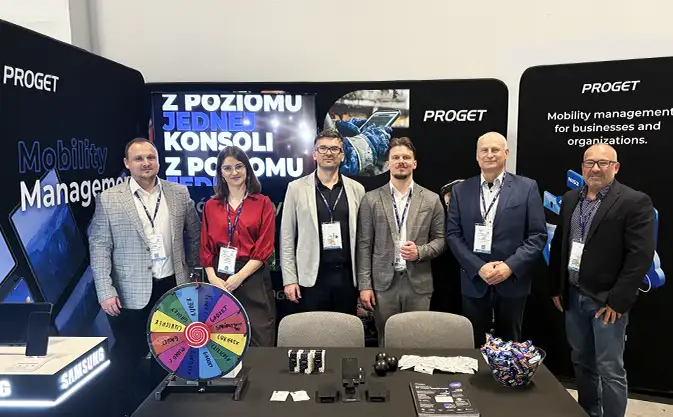 zespół Proget na targach Polsecure 2026