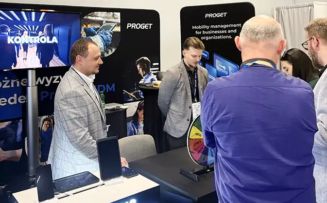 stoisko Proget na targach Polsecure 2026