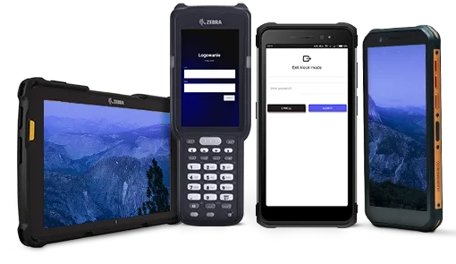 MDM dla rugged devices, urządzenia wzmocnione, tablet, skaner, dwa telefony