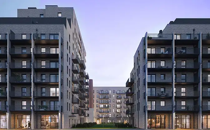 Proget mobility management for construction, modern estate, Murapol construction project