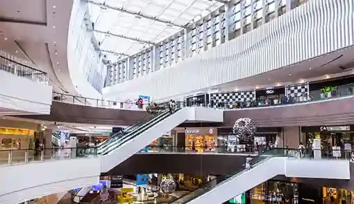 Proget mobility management for retail chains, mall view