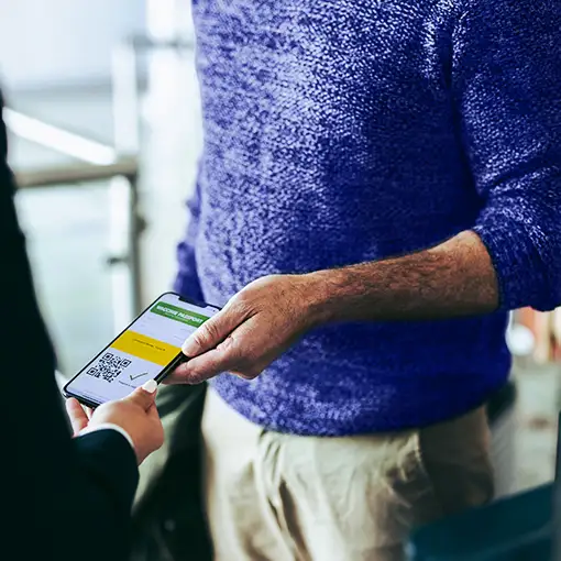 Proget mobility management for service industry, checking tickets on mobile device