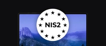 banner featuring a laptop and the NIS2 logo